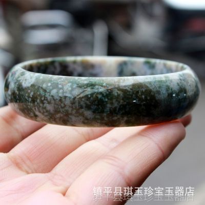 河南南阳天然精品水草玛瑙手镯水晶玉髓镯子苔藓玛瑙玉镯批发价格 中国供应商