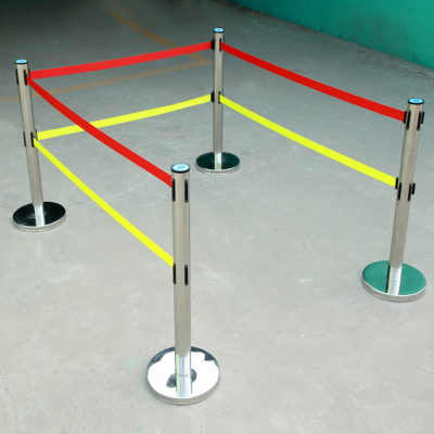 伸缩围栏 2米双层隔离带警戒线银行隔离安全栏