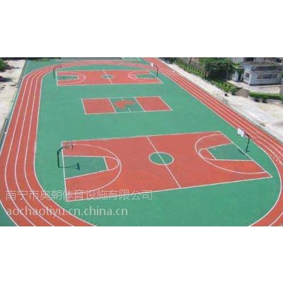 南宁奥朝体育硅PU球场厂家直销施工一体龙