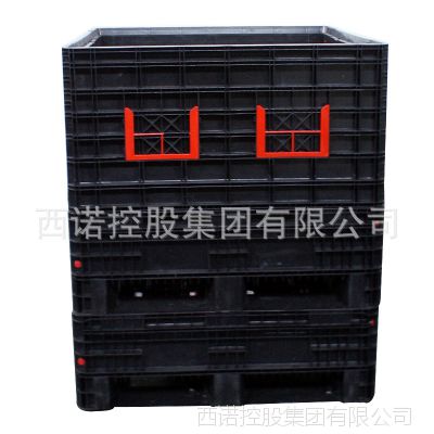厂家直销加厚折叠储物筐大型中空板周转箱 高强度塑料物流箱