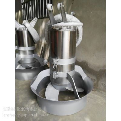 南京蓝深QJB7.5/12-620/3-480全不锈钢3404材质潜水搅拌机