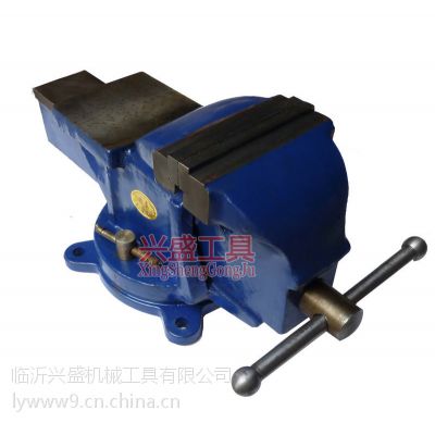 供應(yīng)興盛 5寸虎鉗 加重125mm虎鉗 帶砧臺(tái)虎鉗 360度轉(zhuǎn)盤臺(tái)虎鉗