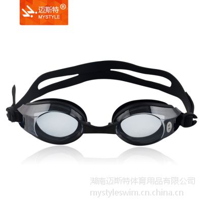 厂家供应硅胶泳镜 ***游泳眼镜 可选度数男女通用游泳镜厂价批发