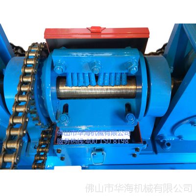 新型钢管调直机 高效排栅管喷漆机厂家钢管调直机