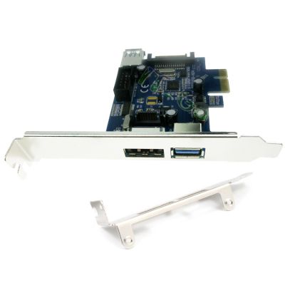 USB3.0չ PCIeתPower eSATAתӿ NECоƬ 9PIN USB2.0