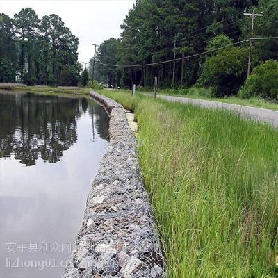 丽水绿化双隔板抗腐蚀防水土流失铅丝石笼网河北湖泊固岸防盗土铅丝石笼护垫