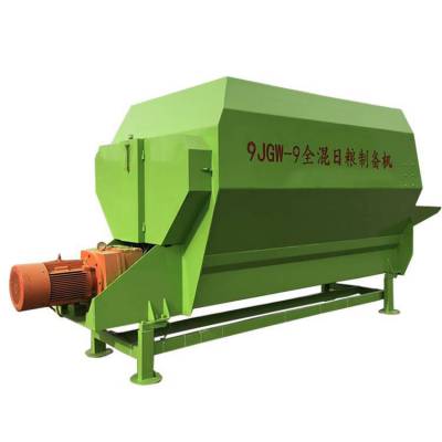 大产量全日粮搅拌机 电动饲料粉碎混料机 润丰tmr饲料搅拌机