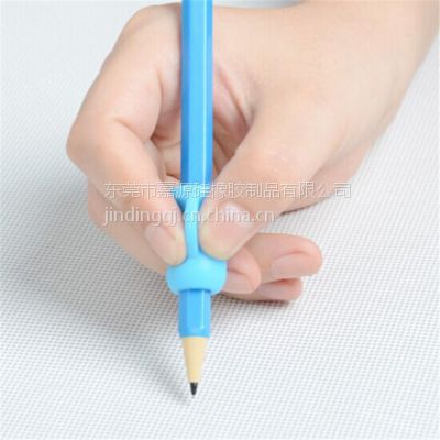 定制硅胶握笔器 学生握笔写字矫正 软硅胶握笔套