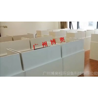 广州博奥桌面屏风升降器 电动显示器屏风可升降电脑桌生产厂家