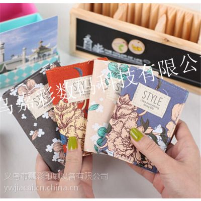 供应义乌嘉彩供应包包/皮带等各式7880人造革数码打印机 即打即干