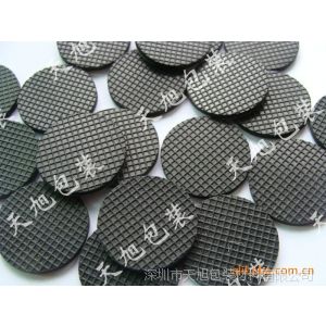 厂家生产供应 成型钻石纹橡胶硅胶脚垫 单面背胶方格纹橡胶垫