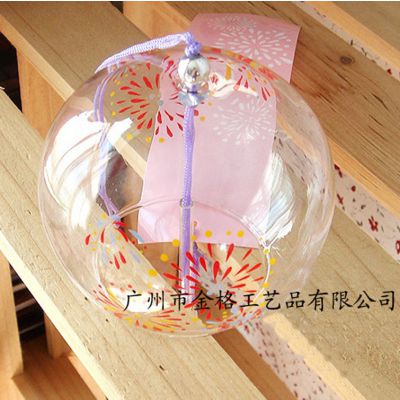 樱花日式风铃 日本玻璃风铃 和风饰品挂件 支持来图定制采购