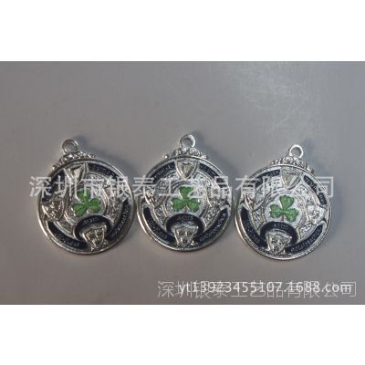 厂家直销 三叶草金属奖章 珐琅纪念奖章 定制各种奖章 奖牌 勋章