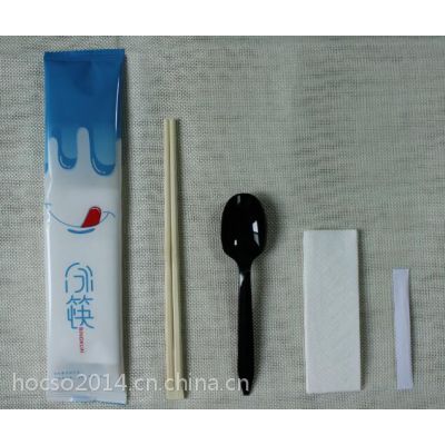 环塑一次性筷子/一次性餐具套装/筷子四件套/餐具定制