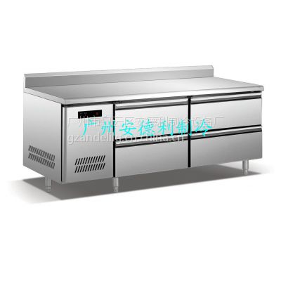 供应厨房冷藏柜 厨房不锈钢冷柜 平面工作台