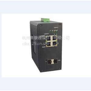 工业级2光4电百兆/千兆环网交换机