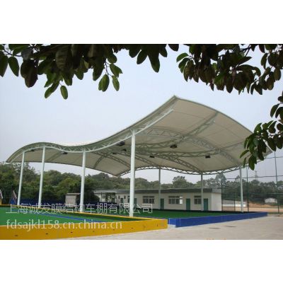 总厂直销淄博足球场门球场网球场体育膜结构棚制作安装加工
