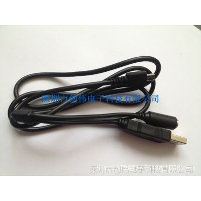 勒竹角 专业生产1.5米高速USB2.0(纯铜单环)延长线/带编织屏蔽