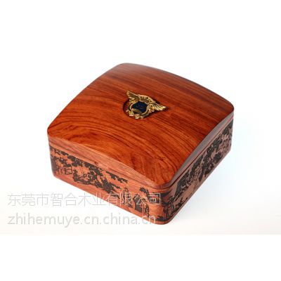 高山灵芝木盒|灵芝木制包装盒|个性灵芝木盒批发