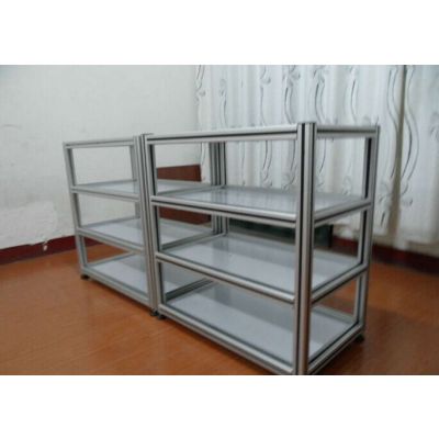 铝型材货架厂家 工业铝型材框架 深圳铝型材工作台组装