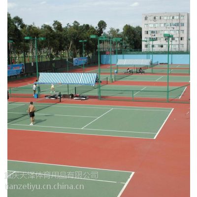 重庆丙烯酸篮球场 塑胶球场 硬地丙烯酸球场铺设 厚度1-1.5mm