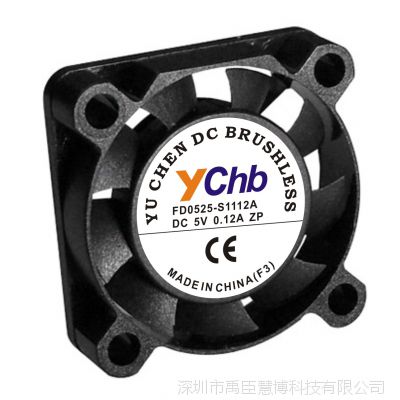 ӦDC 5V 12V ͶӰ豸ɢȷ 25*25*10