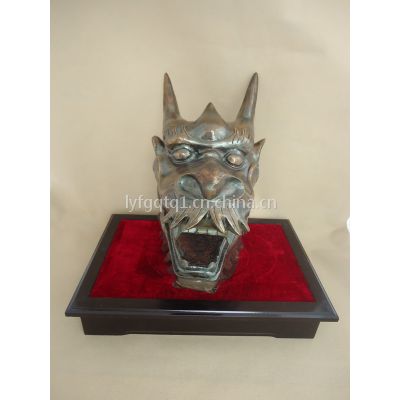 青铜器工艺品 圆明园 十二生肖 龙 蛇 马 羊兽首摆件影视道具古玩收藏