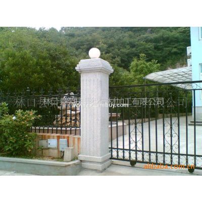 供应***生产别墅 住宅 工厂花岗岩 大理石大门柱子