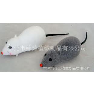 臻茹植绒厂提供老鼠动物公仔玩具植绒植毛加工生产