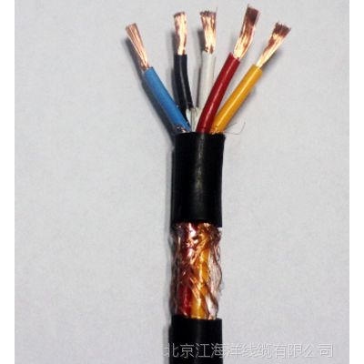 北京屏蔽线厂家直销 国标屏蔽线 信号线RVVP5x1.5 环保***
