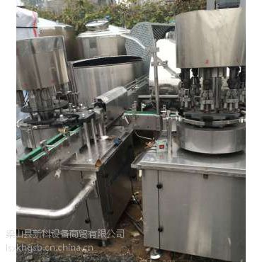 张家港二手40型多功能自动旋盖机使用方法，二手压盖机封口机，