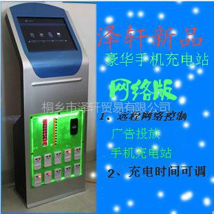 供应网络广告机  泽轩手机投币快速充电站   手机充电器