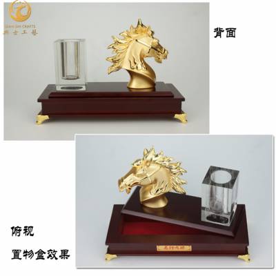 马到成功办公摆件,新品上市纪念品，产品发布会嘉宾礼品，上海庆典礼品定制【典士工艺】