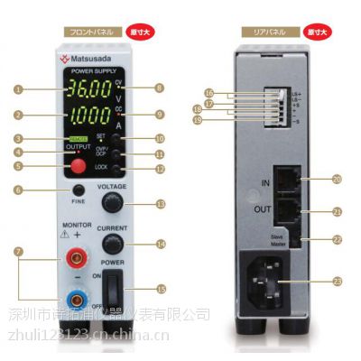[DW]USED MATSUSADA P4K36-0.1 POWER SUPPLY パワーサプライ[ST2090558] DC Power Supplies | R4K-36 series | Matsusada Precision