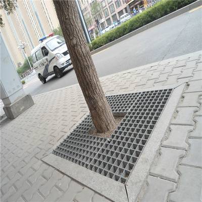安平旺来供应护树网格板 网格栅树池盖板 树脂树池格栅