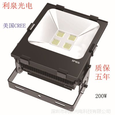 隧道公路收费站加油站展览馆体育馆专用灯LED投光灯200W
