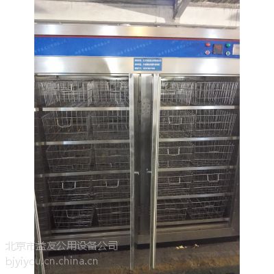 供应不锈钢热风消毒房 北京益友公用设备公司 推入式双开门消毒柜