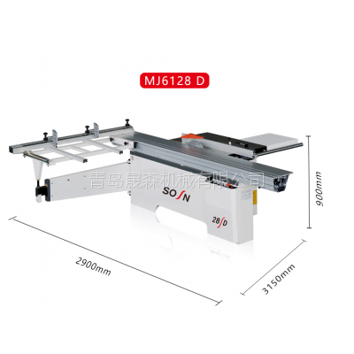木工机械精密推台锯 青岛晟森机械 SOSN 90度推台锯