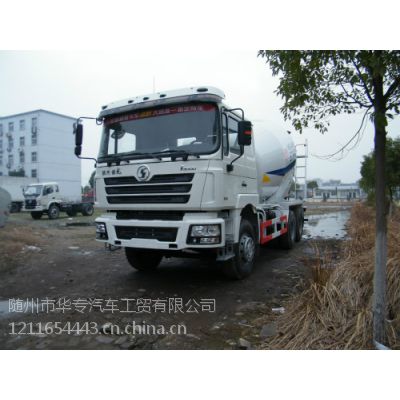供应新疆铁路建设用10方陕汽德龙混凝土搅拌车