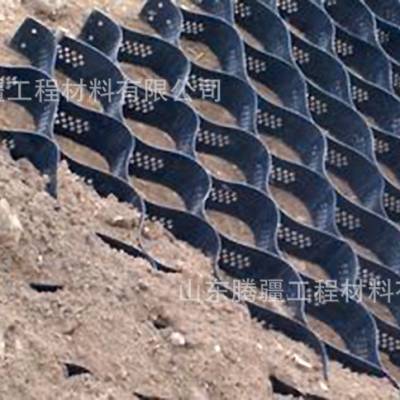 山东腾疆厂家直销土工格室HDPE三维网状格室耐酸碱优质土工格室铁路公路用