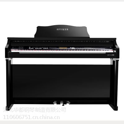 英国SPYKER世爵电钢琴 88键重锤 黑色烤漆 HD-8838M