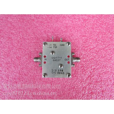 Aeroflex QQ-1711 6437 8-12GHz SMA 电控模拟射频电调移相器