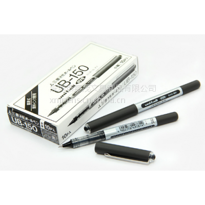 三菱签字笔UB-150水笔 可透视窗走珠笔 三菱中性笔UM-150 0.5MM