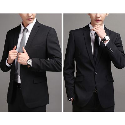 成都斯曼特厂家供应***男士西服 黑色西装 批发宴会职场西服 正装西服