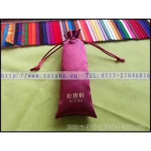 广东供应各种规格绸缎锦布袋 色丁布袋定做 可印刷烫印 环保***