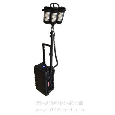 T132360度全景LED便携式移动照明系统可升降移动照明灯应急照明灯