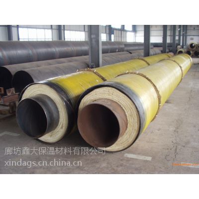 供应热力蒸汽直埋保温管 聚氨酯供暖保温管道厂家