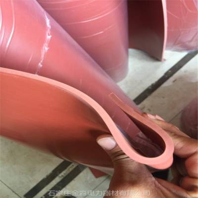 6mm厚 黑色 橡胶材质 阻燃绝缘橡橡胶板价格 金淼电力生产