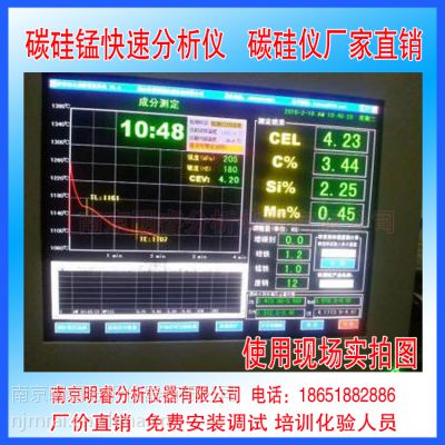 供应铁水锰碳硅分析仪 明睿MR-TCSi9型 炉前铁水碳硅仪