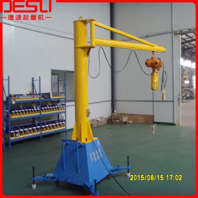 250kg工厂移动式悬臂吊、昆山手推式工位吊、苏州KBK旋臂吊